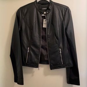 Express faux leather jacket